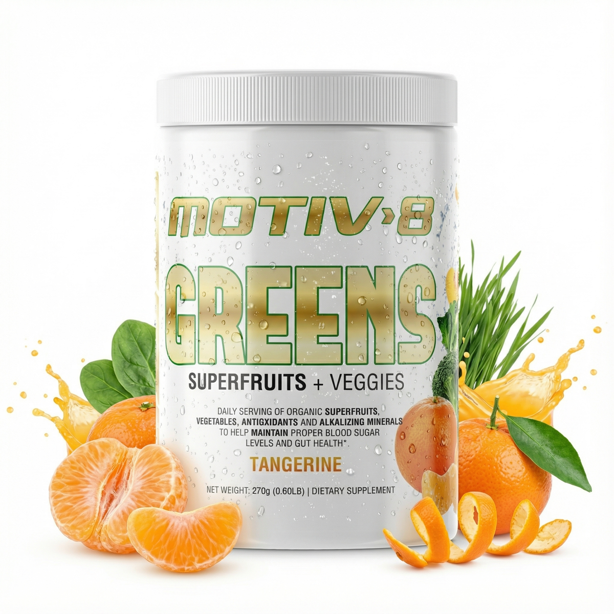 Motiv-8 Greens Tangerine