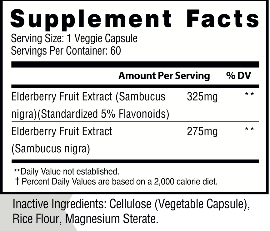 Elderberry Capsules