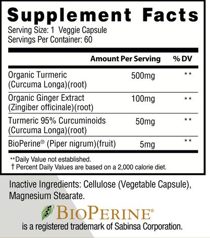 Turmeric & Ginger Capsules